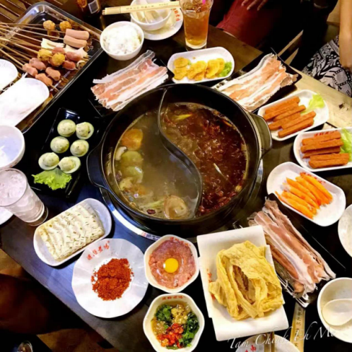 马来西亚偶遇灌县老妈串串香加盟店,生意火爆味道好